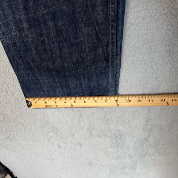 Levi‎ 569 Jeans Men's 34x32 Loose Straight Fit Comfort Medium Wash Denim Western - Picture 6 of 12